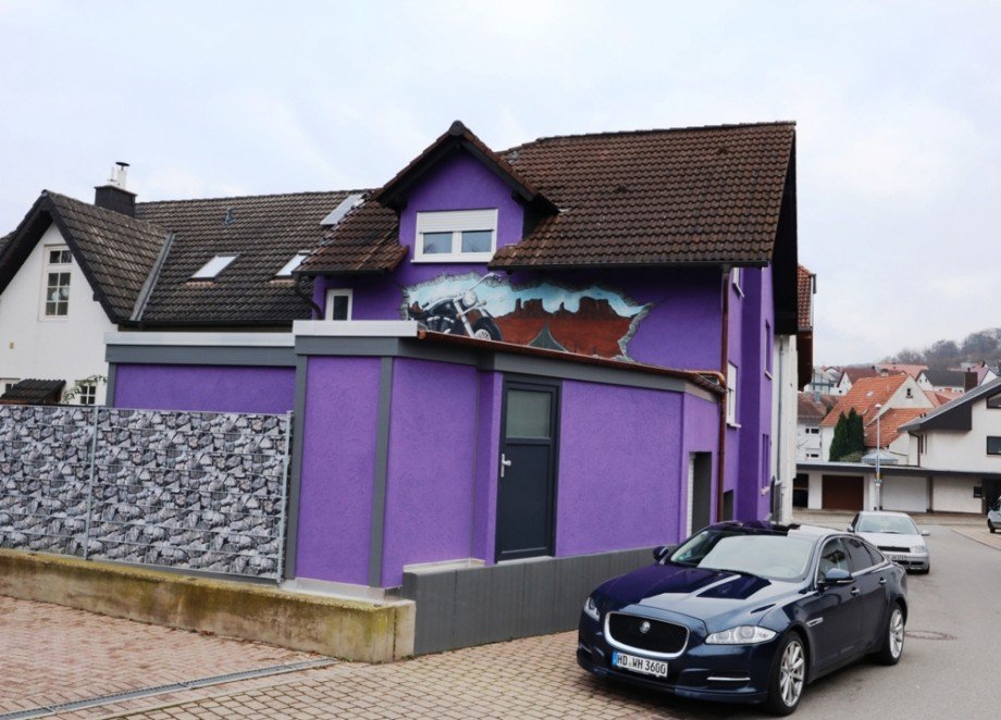 Hausansicht Doppelhaush�lfte Dielheim