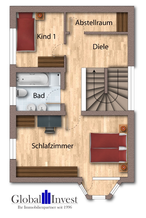 Obergeschoss Einfamilienhaus Sinsheim