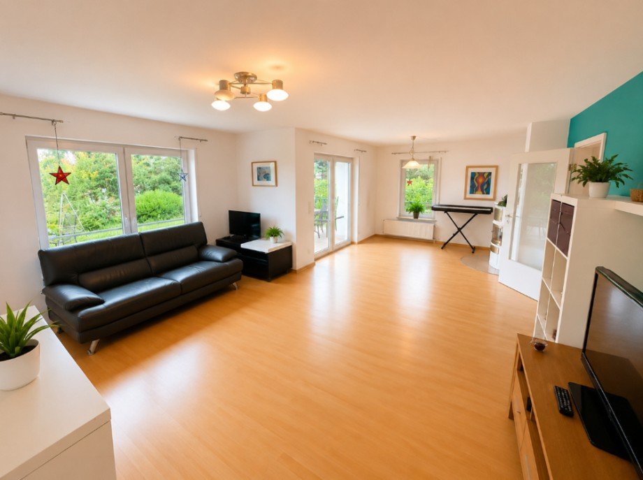 Wohnzimmer Doppelhaush�lfte Sinsheim