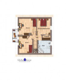 Dachgeschoss GLOBAL INVEST SINSHEIM | Vorank�ndigung!!! Tolles Einfamilienhaus mit Einliegerwohnung und unverbaubarem Blick in Waldangelloch