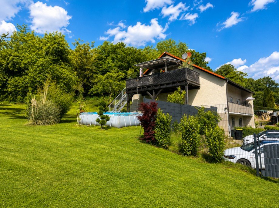 Seitenansicht Einfamilienhaus Aglasterhausen / Michelbach