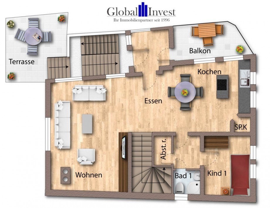 1. Obergeschoss Einfamilienhaus Sinsheim / Ehrst�dt
