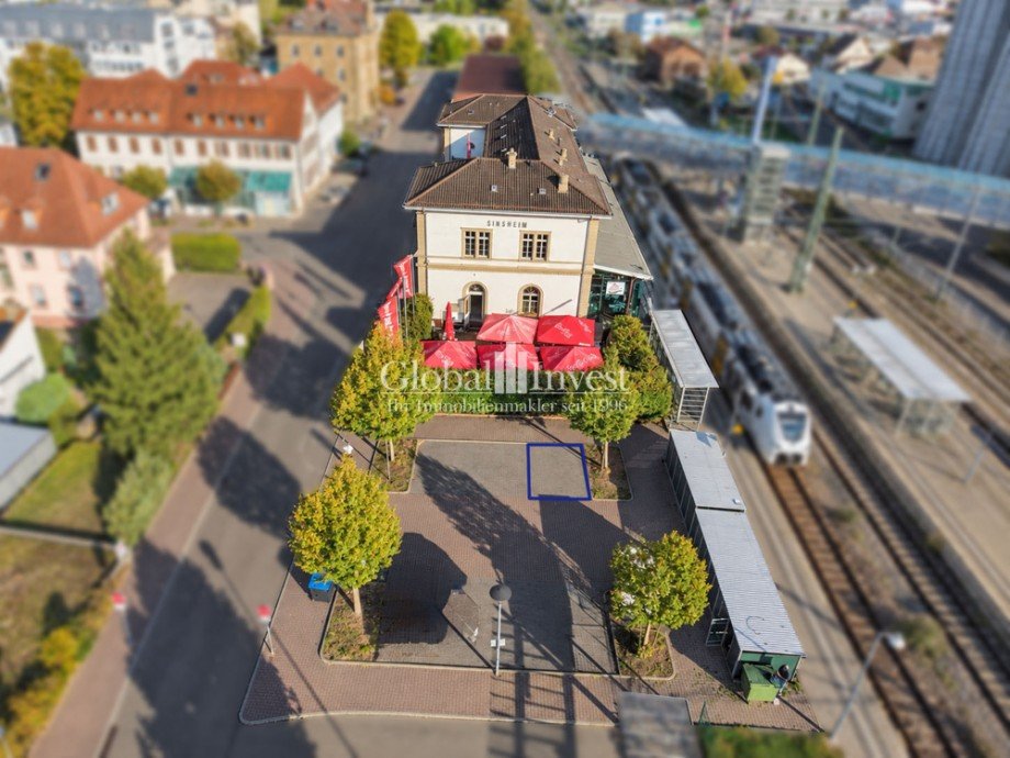 bahnhof ParkplatzKopie Ladenlokal Sinsheim