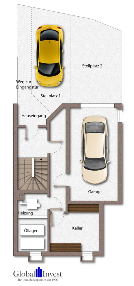Untergeschoss Doppelhaush�lfte Sinsheim / D�hren