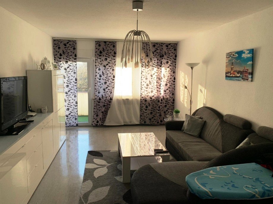 Wohnzimmer Etagenwohnung Sinsheim
