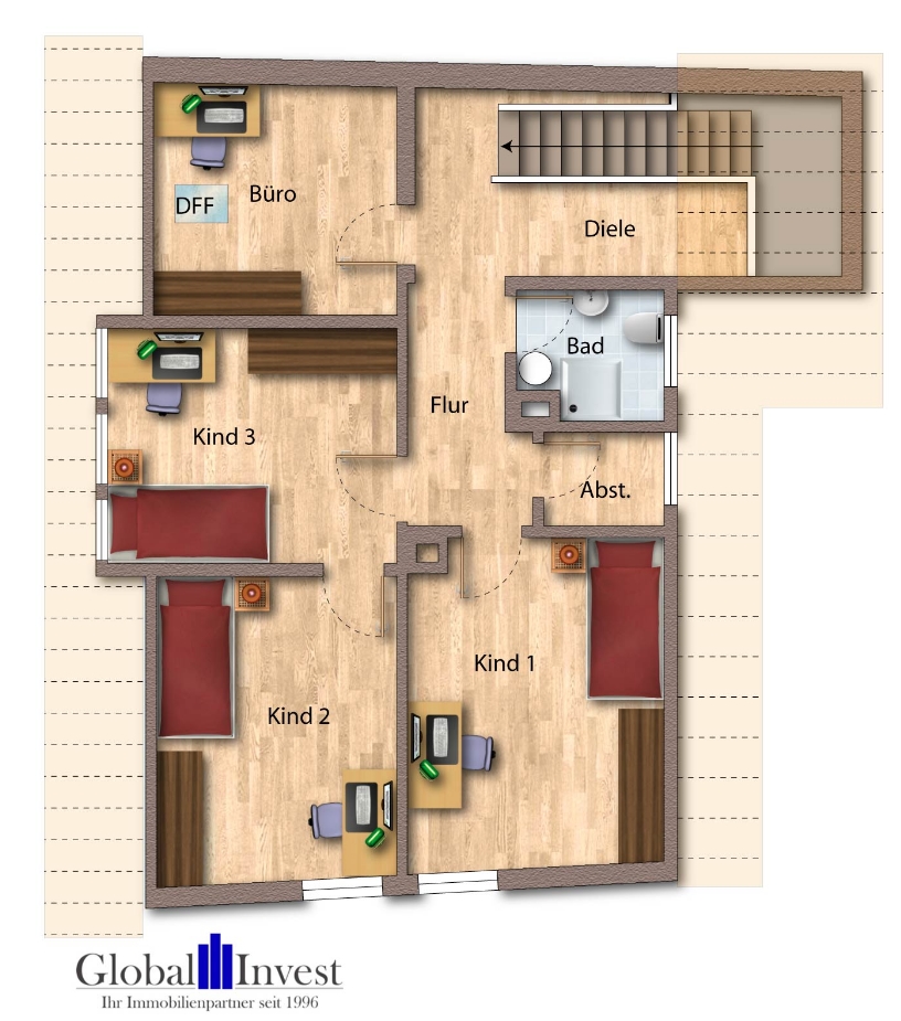 Grundriss neu Haus DG Einfamilienhaus Wiesloch