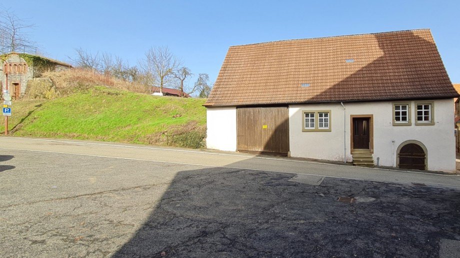Ansicht (links Bauplatz) Bauernhaus M�hlhausen / Tairnbach