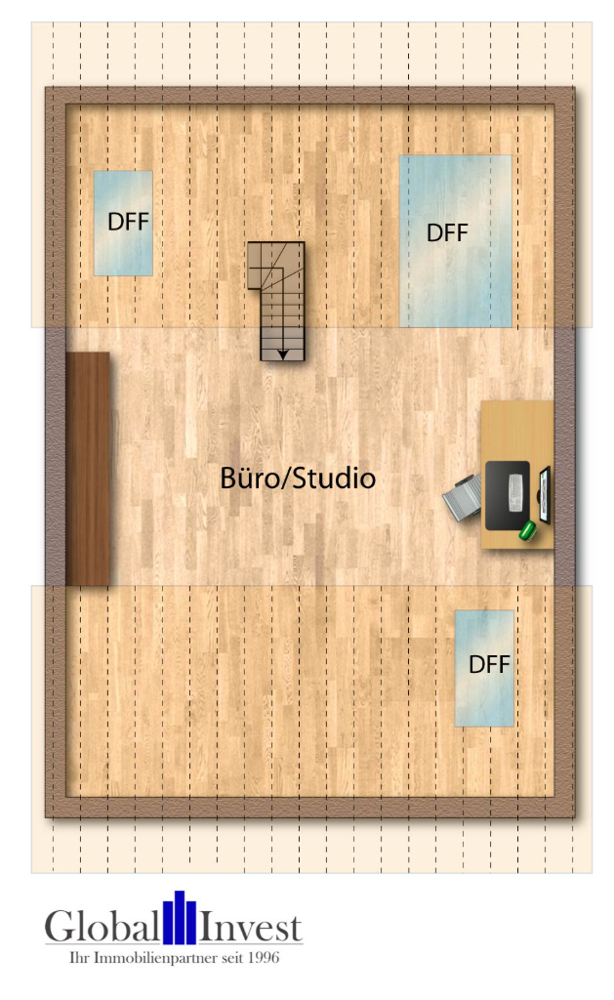 Dachgeschoss Doppelhaush�lfte Sinsheim / D�hren