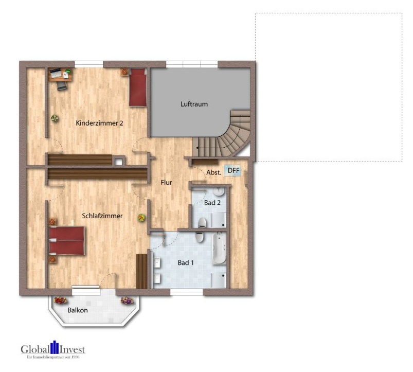Dachgeschoss Einfamilienhaus Mauer