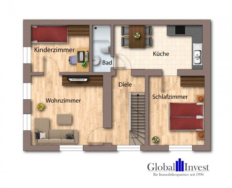 Obergeschoss Mehrfamilienhaus Sinsheim
