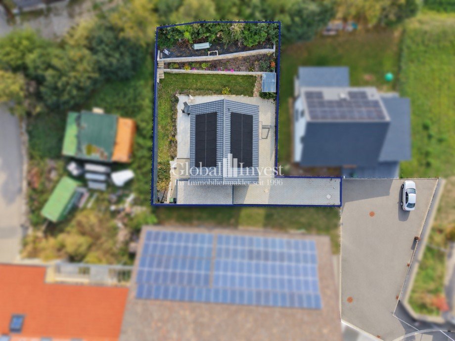 Luftaufnahme Einfamilienhaus Sinsheim / Adersbach