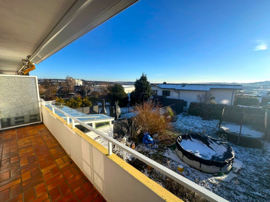 Aussicht Balkon Reihenendhaus Sinsheim