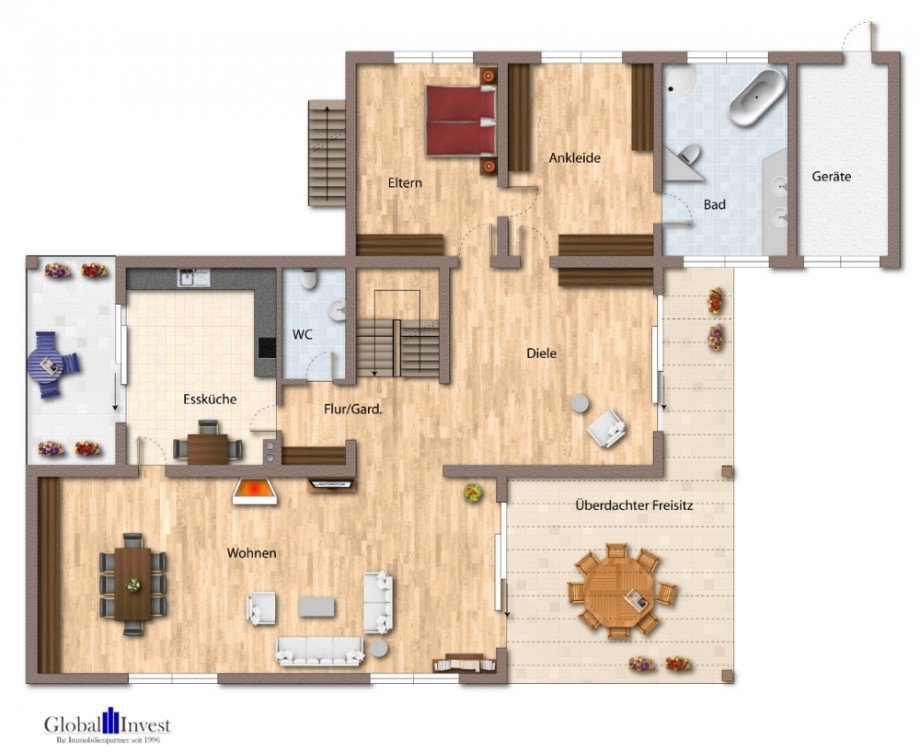Erdgeschoss Villa �stringen