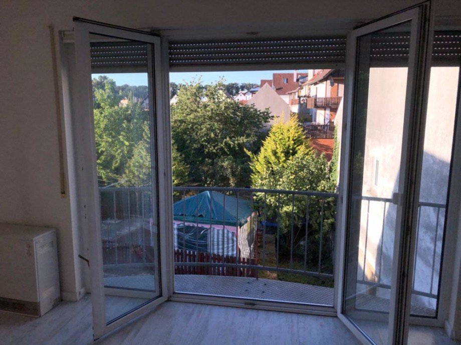 Ausblick K�che DG Mehrfamilienhaus �stringen