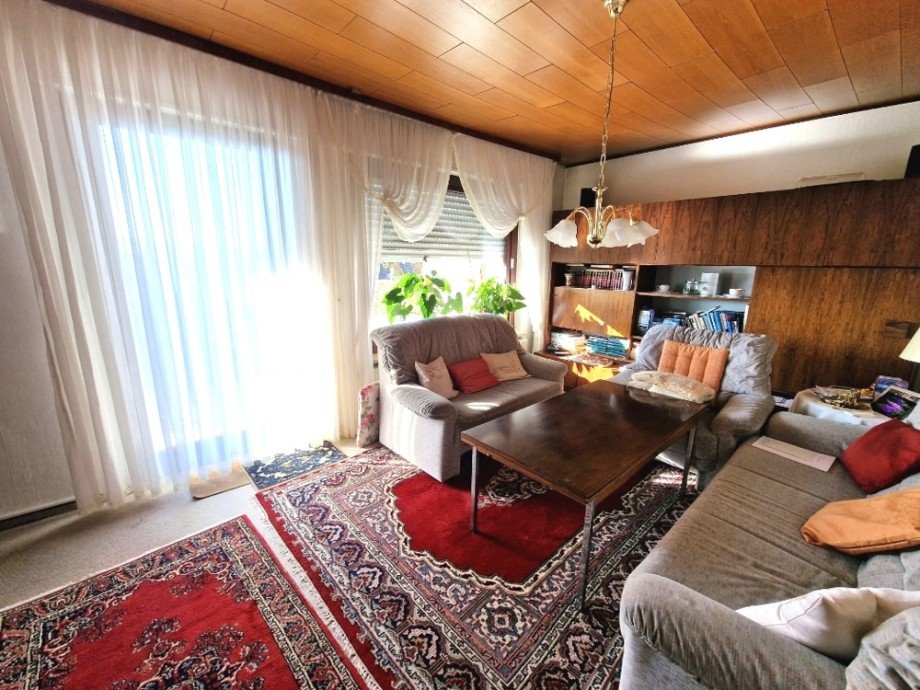 Wohnzimmer EG Einfamilienhaus Mosbach