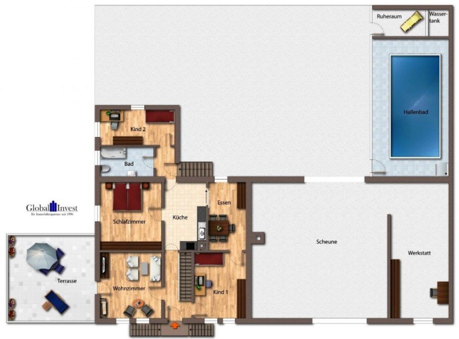 Grundriss Erdgeschoss.png Einfamilienhaus Billigheim-Waldm�hlbach